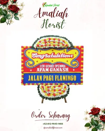 Bunga Papan Congratulation di Bondolharjo